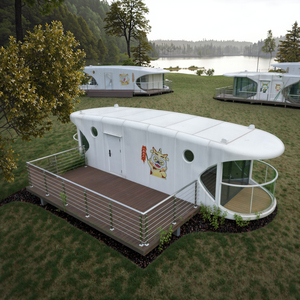 Contenedor de acero resistente para casa, diseño resistente a la intemperie para todos los climas, se puede utilizar como casa u oficina, listo para enviar - Product Image 1