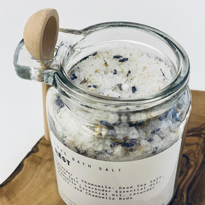 Sels de bain floraux en marque propre pour femmes, cadeau de relaxation avec huiles essentielles, <span class=keywords><strong>sel</strong></span> de la mer Morte, traitement de spa - Product Image 2