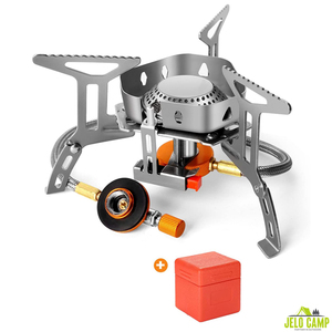 Estufa portátil de encendido piezoeléctrico para acampar, estufa de Gas a prueba de viento, quemador plegable para exteriores, otros equipos de <span class=keywords><strong>Camping</strong></span> - Product Image 1