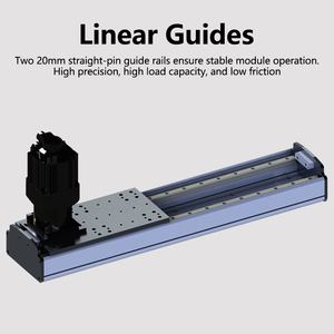 KNK Heavy Duty Slide Cobot Ground Track 7th Axis Linear <span class=keywords><strong>Rail</strong></span> Cobot Walking Track <span class=keywords><strong>Rail</strong></span> pour Heawy Duty <span class=keywords><strong>Cnc</strong></span> Machine Robot - Product Image 2