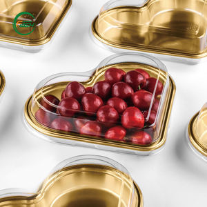 Boîtes à fruits en plastique PET transparent avec couvercles sécurisés pour éviter <span class=keywords><strong>les</strong></span> éclaboussures des fruits juteux comme <span class=keywords><strong>les</strong></span> fraises et <span class=keywords><strong>les</strong></span> <span class=keywords><strong>raisins</strong></span> - Product Image 5