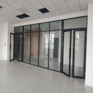Parete Divisoria in Vetro Singolo da 60mm con Telaio Sottile da 30mm, Design Moderno Ecologico e Durevole per Spazi Commerciali e Uffici - Product Image 3