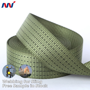 ダブル<span class=keywords><strong>Ply</strong></span>ヘビーデューティポリエステルリフティングスリングヘリンボーン強化50mmエッジウェビングベルトオーバーヘッドクレーン貨物輸送用 - Product Image 1