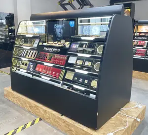 Luxury Retail Beauty Store Cosmetic Store Furniture Make Up Gondola Display