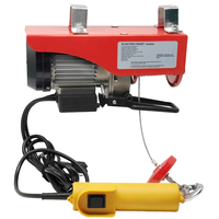 Palans électriques 1320lbs, mini-treuil 110V, treuil à câble, grue suspendue, usage domestique, télécommande, nouvelle boîte de vitesses, vente au détail