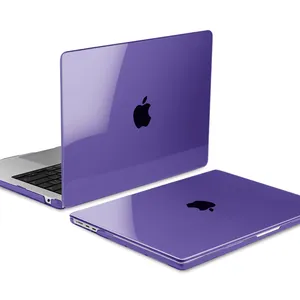 Étui rigide pour ordinateur portable en plastique transparent pour Macbook Air Pro 11 12 13 14 15 16 pouces M1 M2 M3 Chip Model A2941 A2681