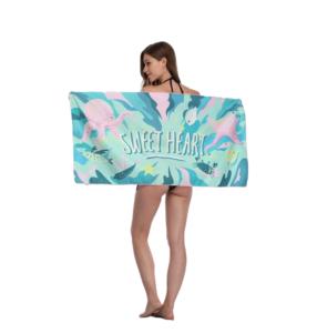 Пляжное полотенце с двойным принтом — художественные узоры на обеих сторонах - Product Image 5