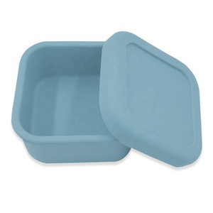 2026 Durable Multifunctional Portable Full Silicone Food Grade BPA Free Leak Proof Microwavable Bento <b>Lunch</b> <b>Box</b> - Product Image 2