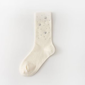 Calcetines tobilleros <span class=keywords><strong>de</strong></span> algodón peinado con purpurina y diamantes <span class=keywords><strong>de</strong></span> imitación <span class=keywords><strong>de</strong></span> estrella, cálidos y dulces, <span class=keywords><strong>para</strong></span> <span class=keywords><strong>niñas</strong></span>, estilo preppy, al por mayor - Product Image 6