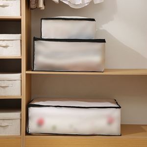Sac de rangement pour couettes en EVA transparent, grande capacité, pour couvertures et literie, idéal pour le rangement sous le lit - Vente en gros à prix réduit - Product Image 6