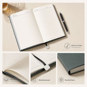 Cuaderno A5 de Alta Gama para Negocios, Juego de Caja de Regalo, Logotipo Personalizado, Bloc de Notas para Conferencias, Regalo de Oficina, Regalo Empresarial - Product Image 4