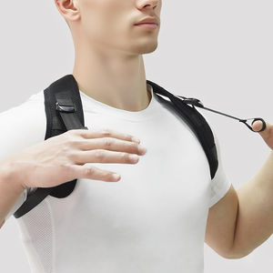 FSPG korektor postur uniseks, penopang bahu tali penopang tulang selangka untuk pelurusan lebih baik - Product Image 3