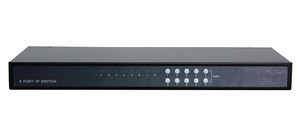 1U Rack mount KVM chuyển đổi 8/16 cổng DB-15 Combo IP USB + <span class=keywords><strong>VGA</strong></span> địa phương giao diện điều khiển với Hotkey OSD và IP KVM ngăn kéo trong kho - Product Image 4