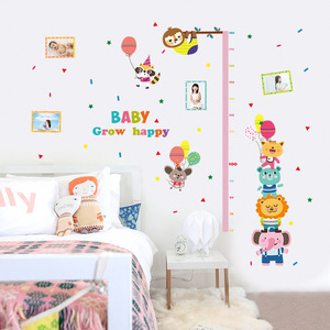 Pegatinas de pared con tabla de alturas SK9056, dibujos animados de PVC extraíbles de 60x90 para habitaciones infantiles, decoración de cumpleaños - Product Image 3