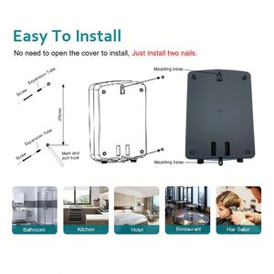 Calentador de agua con Control de termostato eléctrico Digital de calentamiento rápido, diseño instantáneo sin tanque para el hogar, Hotel, cocina, baño - Product Image 5