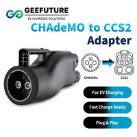 Adaptateur de chargeur EV GEEFUTURE 250A ChAdeMO vers CCS2, adaptateur de charge, connecteur