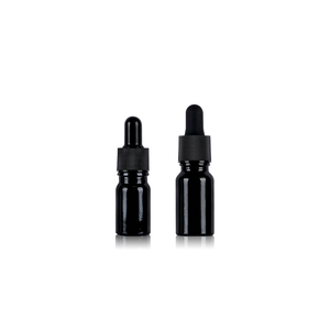 5ml 10m 15ml 20ml 30ml 50ml Black Glass <b>Bottle</b> <b>Dropper</b> <b>Bottle</b> Essential Oils Aromatherapy Cosmetics Container Empty with Dorpper - Product Image 1