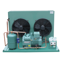 Disesuaikan 12vdc kompresor Mini ledakan Freezer berjalan di pendingin kondensor Unit dan Evaporator