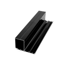 Profils en aluminium architecturaux personnalisés 6063-T5, sections d'extrusion en aluminium, matériaux de construction pour la construction, vente en gros