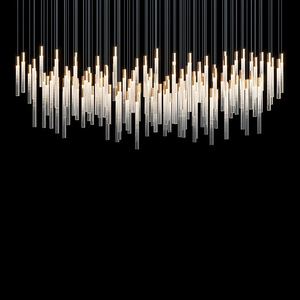 Lustre moderne en cristal LED, éclairage décoratif, lampe suspendue d'intérieur pour salon, hôtel, maison - Product Image 1