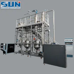 Distillateur industriel en acier inoxydable Équipement de distillation moléculaire chimique (SPD) à voie courte à couche mince