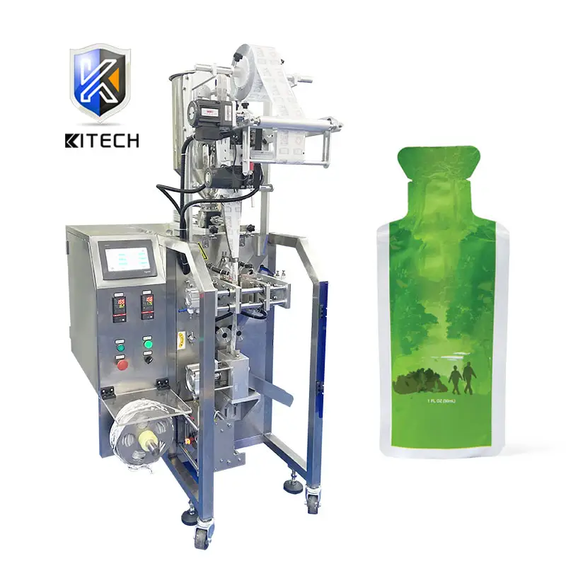 KL-160 Easy to Operate Automatic Jelly Irregular Shape Bag Packing Machine Jelly Sachet Liquid Filling Machine