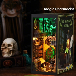 Волшебное зелье, набор для книг и уголков, 3D мини-Алхимик, лабораторная книжная полка, вставка, фантастический декор для любителей книг и коллекционеров - Product Image 3