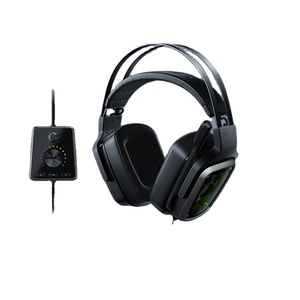 100 & Original Razer Tiamat 7.1 v2 Gaming Headset Dual Subwoofers Audio Control Unit Rotatable Mic WorksとPC