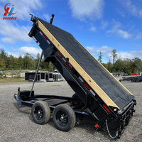 Camion benne agricole à 2 essieux pour la manutention des matériaux / Remorque de tracteur agricole