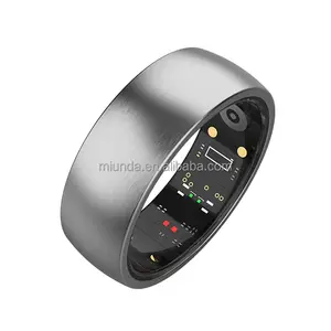 MIUNDA स्मार्ट रिंग MR-S012 अल्ट्रा थिन 2.3mm USA6~13# स्लीप मॉनिटरिंग हार्ट रेट फिटनेस ट्रैकर स्मार्ट रिंग के साथ
