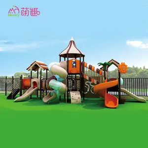 Moetry Trend di Plastica Parco Giochi All'aperto Scivolo per la Scuola Materna del Fornitore Della Cina