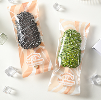Sacs d'emballage en riz biodégradables personnalisés avec logo imprimé en gros, 1 kg, 2 kg, 5 kg, 10 kg, avec emballage sous vide en plastique pour sucettes glacées