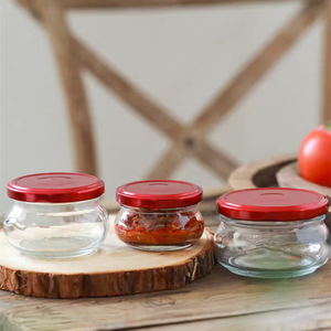 Frascos de vidrio de 80ml con tapa hermética de hojalata, ideal para mermeladas caseras, jaleas, miel y vela de bendición, tarro de sopera de vidrio - Product Image 4