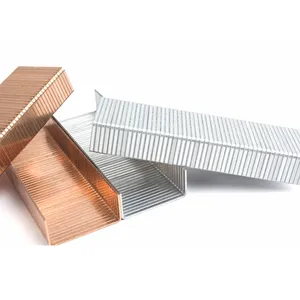 हार्डवेयर निर्माण कॉपर प्लेटेड टेसिटी एक 3/4 "35/15 कार्टन समापन स्टेपल - Product Image 1