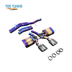 Sistema de Escape Catback de Aleación de Titanio para <span class=keywords><strong>Porsche</strong></span> Cayenne <span class=keywords><strong>Macan</strong></span> <span class=keywords><strong>2.0</strong></span> 3.0 3.6T 4.8 Turbo, Escape Valvetronic con Control Remoto - Product Image 5