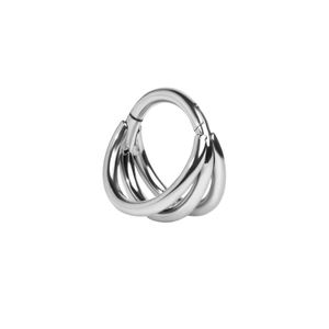 Lotus Wholesale - Pendientes de Aro Clicker de Oro Sólido de 9K, 14K, 18K, Anillo para la Nariz, Piercing de Oro Real, Joyería Fina para el Cuerpo - Product Image 6
