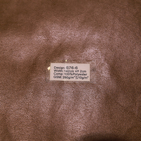 Tissu en daim matelassé de haute qualité, micro tissu d'apparence en cuir, 50 cm pour textile de maison, bon marché