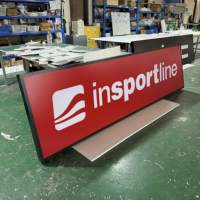 Enseigne lumineuse LED murale personnalisée pour intérieur et extérieur, publicité pour entreprise, enseigne de magasin, décoration lumineuse extérieure