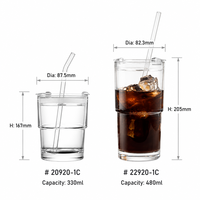 Mug de voyage réutilisable, écologique, anti-fuite, pour boissons froides, verre à café glacé avec couvercle