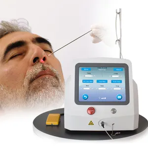 Gran oferta, solución láser de diodo de 980nm + 1470nm para cirugía de terapia de garganta y oído ENT ambulatorio