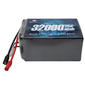 סוללת ליתיום פולימר בקצב גבוה 30000 mah 32000 mah 44000 mah 25C ליפו סוללה 6S 22.2V עבור רב רוטור ומסוק