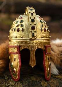 Casco de Metal Plateado/Dorado Estilo Centurión Romano Antiguo, Hecho a Mano, Decorativo, para Cosplay, Eventos, Fiestas Temáticas, Histórico - Product Image 4