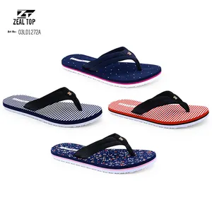 Fai da te buona signora fiore stampato infradito per le donne spiaggia designer pantofole logo personalizzato cotone tessile confortevole casual slip