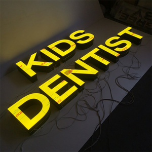 Panneau publicitaire lumineux Acrylique Signalisation 3D Led Sign Letters Store Front Led Lights - Product Image 5