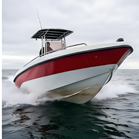 Bateau de plaisance 4,3 m Chaser 430 en fibre de verre pour la pêche en mer et en lac, loisirs nautiques