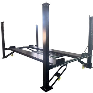 गैरेज उपकरण में आसान स्थानांतरित करने के लिए कैस्टर किट के साथ गर्म बिक्री 4-पोस्ट हाइड्रोलिक कार पार्किंग लिफ्ट विकल्प - Product Image 1