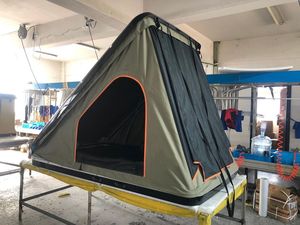 Carpa de Techo Rígida ENJOIN para Acampar al Aire Libre, Blanca y Gris - Product Image 2