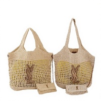 Sac à main pour femme personnalisable en usine, design en paille PP tressée, sac à bandoulière grande capacité, style minimaliste, fermeture magnétique