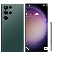 هاتف ذكي S23 Ultra 5G غير مقفل، ذاكرة 3 جيجابايت + 64 جيجابايت، معالج عشاري النواة، شاشة عالية الدقة، نظام تشغيل إنجليزي، يدعم CDMA وLTE، أندرويد 13.0، للألعاب، باللغتين الفرنسية والألمانية