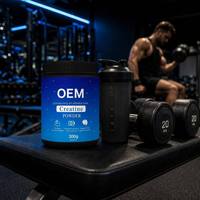 Créatine monohydrate en poudre de haute qualité 300g, complément sportif pour adultes pour la force musculaire et le soutien énergétique